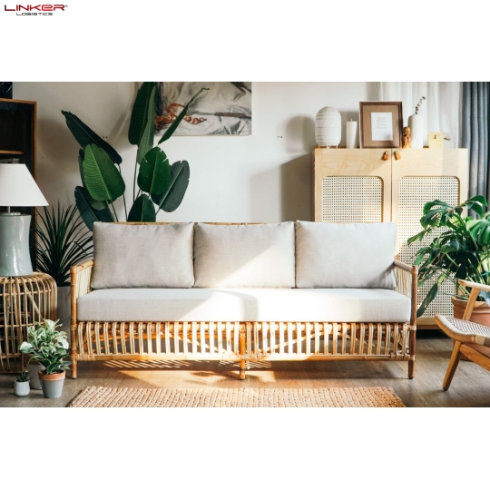 Sofa mây tre đan