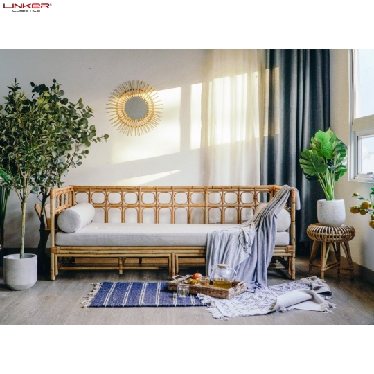 Sofa mây tre đan